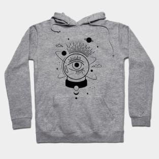 Psychedelic crystal ball eye Hoodie